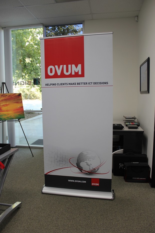 Retractable Banner for OVUM Trade Show