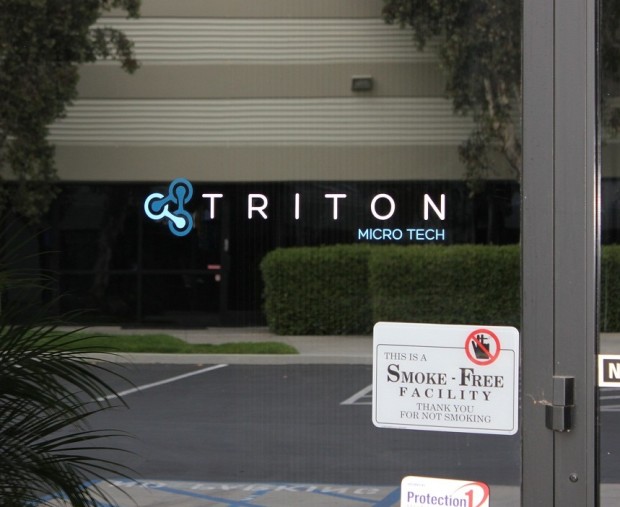 Window Graphics for Triton Microtech, Carlsbad