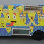 Pizza Truck Wrap - removable for Fox ComiCon, Civic Entertainment