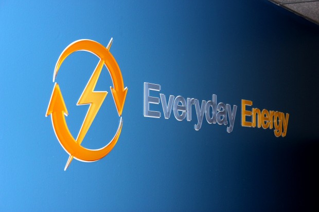 Everyday Energy Lobby Sign