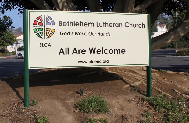Bethlehem Lutheran Church Main Sign
