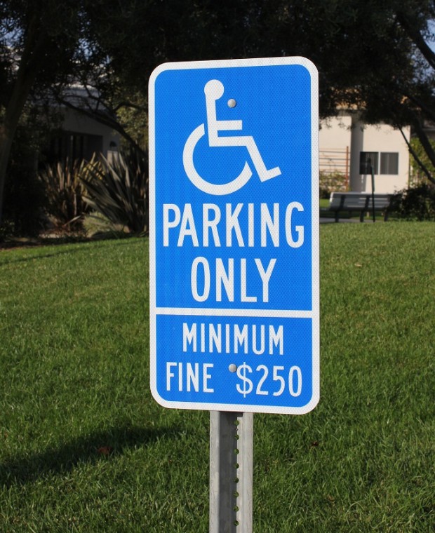 Handicap Parking Sign at Bethlehem Lutheran Church