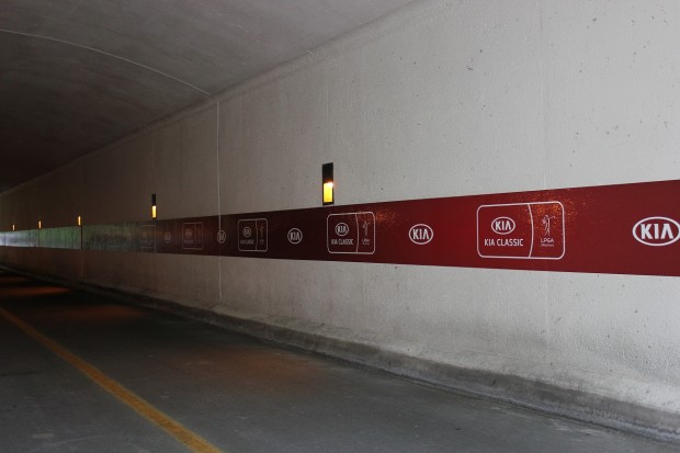 Wall Graphics for Tunnels at Aviara Golf Course Side