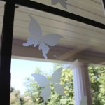 Frosted Vinyl Butterflies for Windows, Homewatch Caregivers