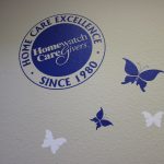 Wall Graphic Seal with Butterflies