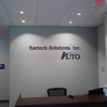 Lobby Wall Sign for Kartech