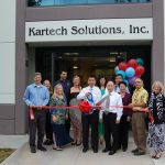 Exterior Sign for Kartech with Ribbon Cutting