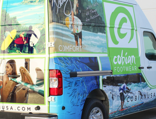 Van Wrap Graphics for Cobian Footwear – San Marcos, CA (San Diego County, CA)
