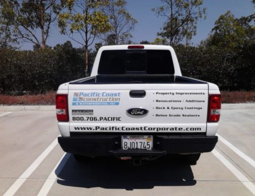 Truck Graphics in Carlsbad, CA for fleet for Construction Company in Carlsbad, CA