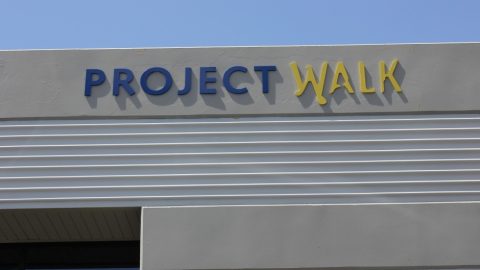 Building Sign for Project Walk