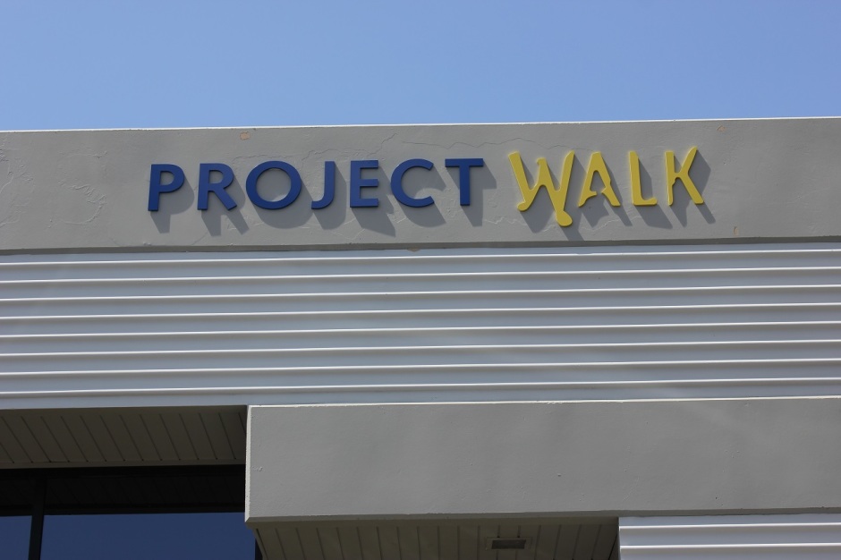 Building Sign for Project Walk