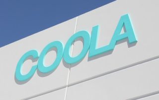 Formed Plastic Letters for COOLA