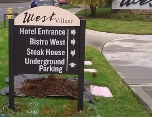 Carlsbad, CA – Wayfinding Signs  – West Inn & Suites