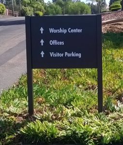 Parking Lot Directional Signs