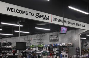 Welcome Sign For Sam Ash Music
