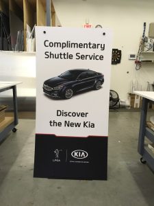 Shuttle Sign Front
