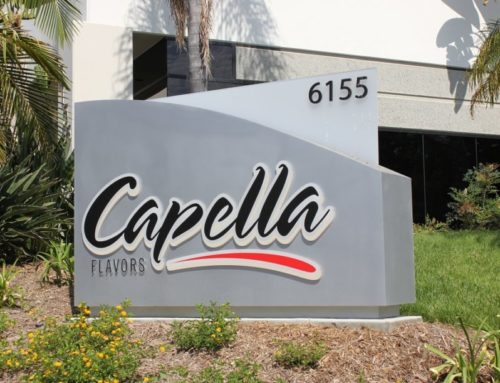Carlsbad, CA – Illuminated Monument Sign for Capella Flavors