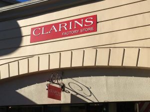 Retail Signs for Clarins