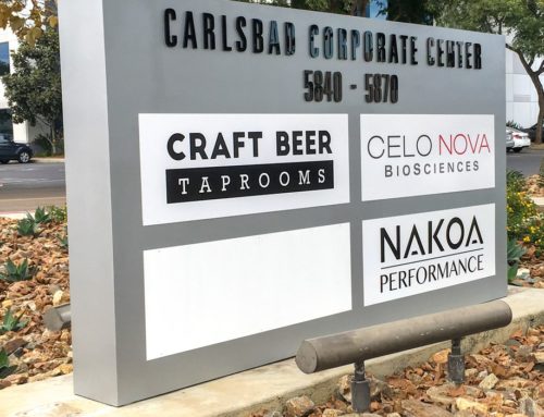 Custom Monument Sign for Business Park – Carlsbad, CA