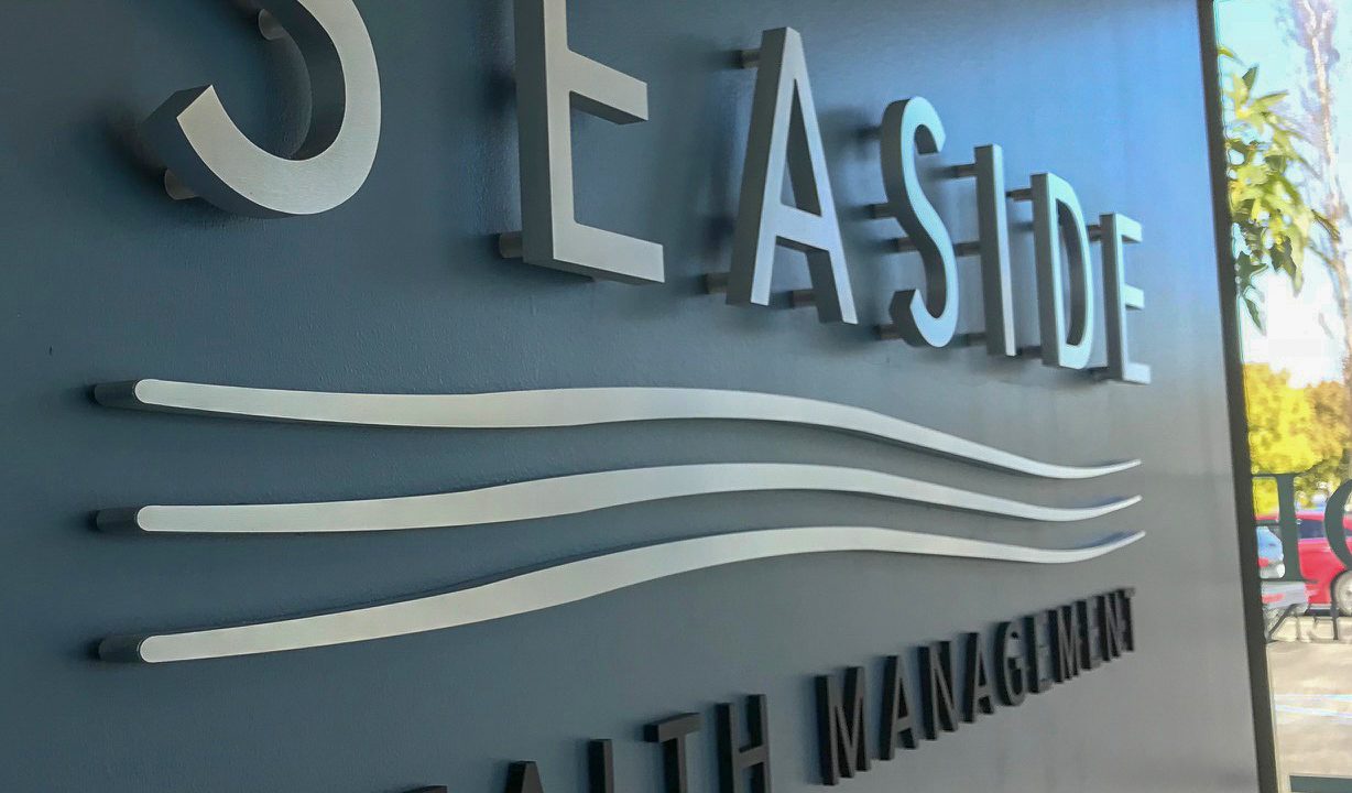 Lobby Wall Sign for Seaside Wealth
