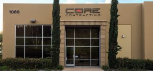 Building Sign for Core Contracting