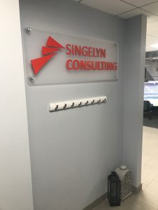 Lobby Sign Panel for Singelyn