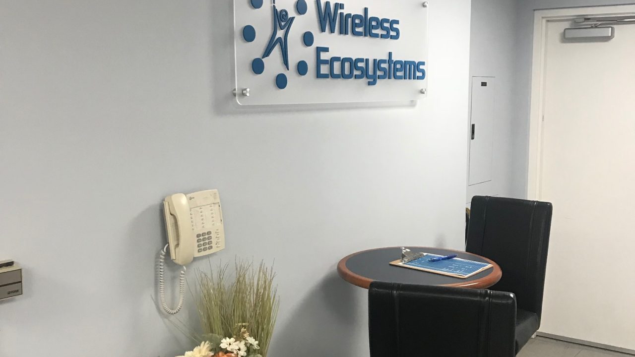Lobby Sign Panel for Wireless