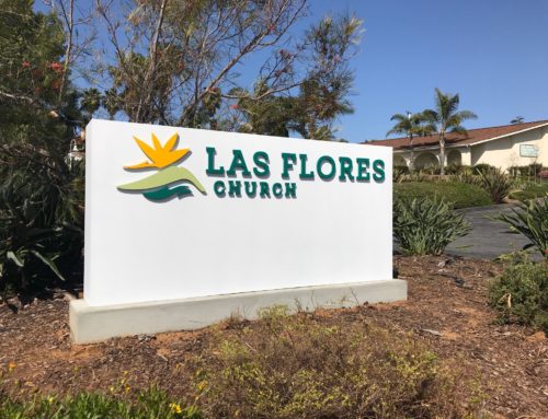 Exterior Monument Sign for Las Flores – Carlsbad, CA