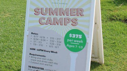 Summer Camps A Frame Signs