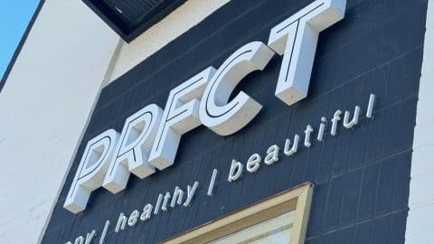 PRFCT sign