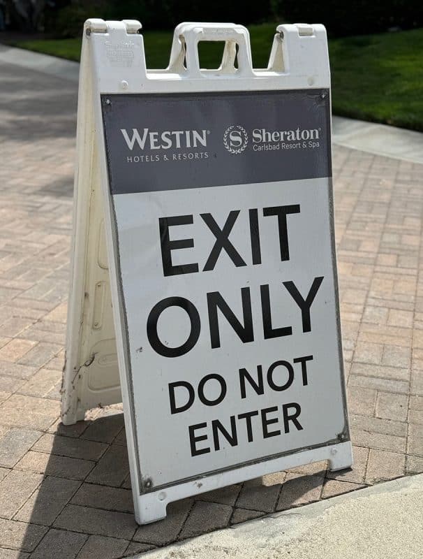 Carlsbad, CA - Sign Company Installs Custom A-Frames for a Local Resort ...